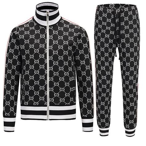 white gucci joggers|gucci tracksuit men's price.